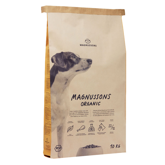 MAGNUSSONS Organic hundfoder - 10 kg