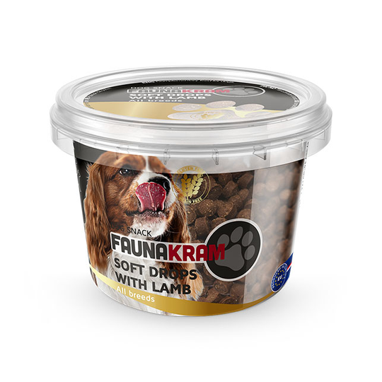 Faunakram Soft Drops med Lamm 200g