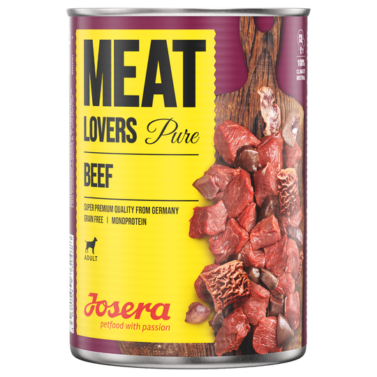 Josera Meatlovers Pure 6 x 400 g - Nötkött