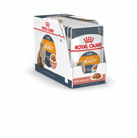 Intense Beauty Gravy Adult Våtfoder för katt - 12 x 85 g
