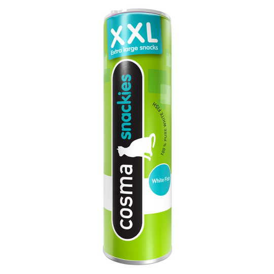 Ekonomipack: Cosma Snackies XXL - Vitfisk 5 x 18 g