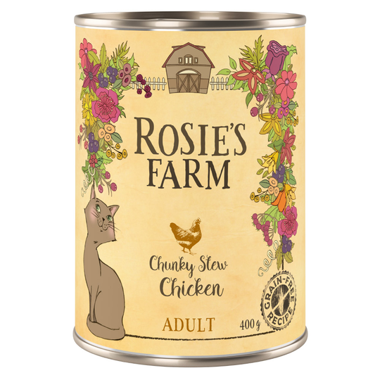 Rosie's Farm Adult 6 x 400 g - Kyckling