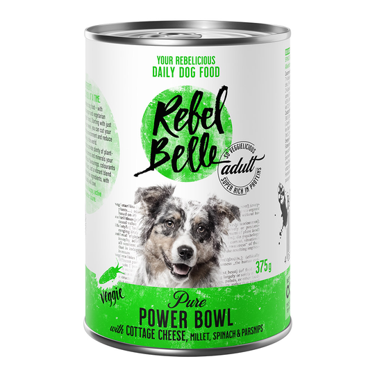 Rebel Belle Adult Pure Power Bowl - vegetariskt - 6 x 375 g