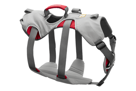 Ruffwear Doubleback Full Body Hundsele - Cloudburst Gray (M)