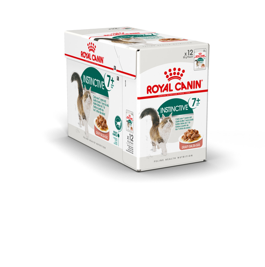 Instinctive 7+ Gravy Ageing Våtfoder för katt - 12 x 85 g