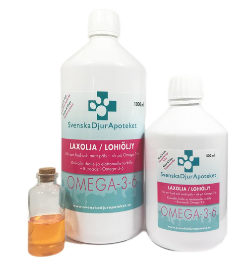 Laxolja fodertillskott - 500 ml