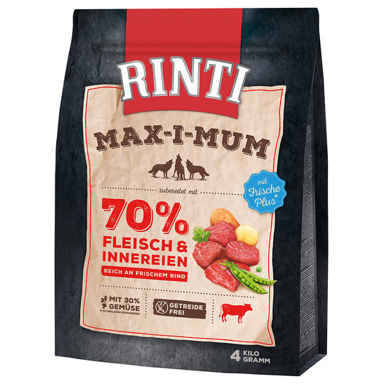 RINTI Max-i-mum Nötkött - 4 kg
