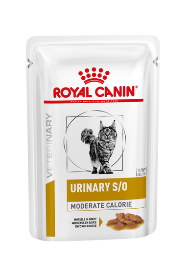 Veterinary Diets Cat Urinary S/O Moderate Calorie Morcels in Gravy Pouch - 12 x 85 g