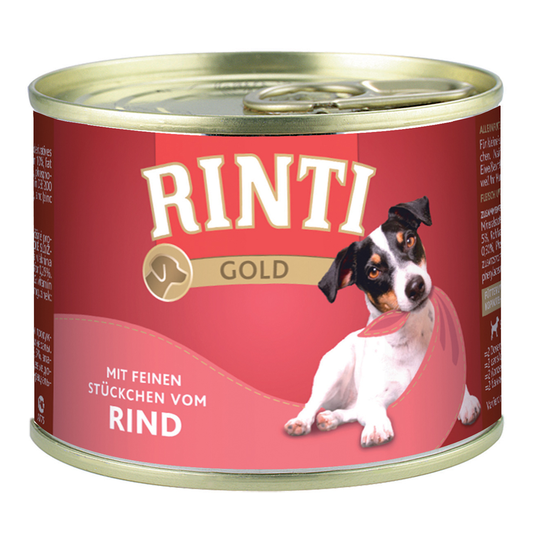 Ekonomipack: RINTI Gold 24 x 185 g - Nötkött