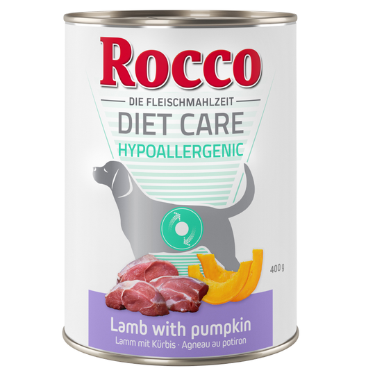 Rocco Diet Care Hypoallergenic Lamb 400 g - Ekonomipack: 24 x 400 g