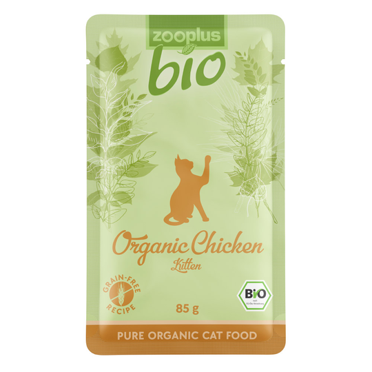 zooplus Bio Kitten 6 x 85 g - Eko-kalkon
