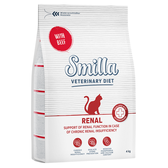 Smilla Veterinary Diet Renal Beef - 4 kg
