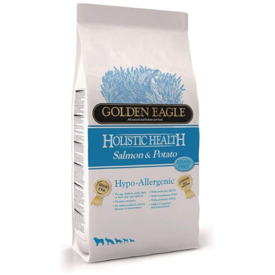 Golden Eagle Hypo-Allergenic Salmon & Potato 26/12 Grain Free - 10 kg