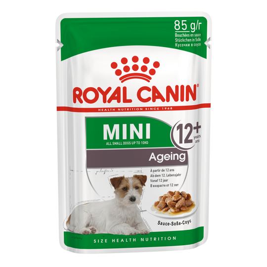 10 / 12 påsar på köpet! 40 x 140 g / 48 x 85 g Royal Canin Size i sås - Mini Ageing 12+ (48 x 85 g)