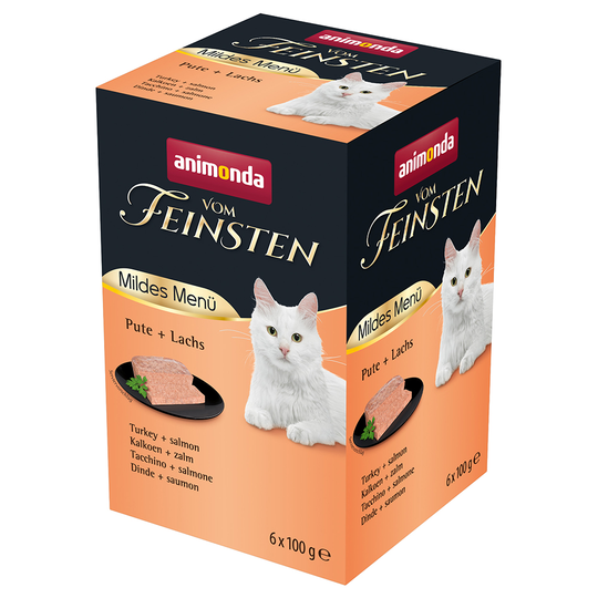 Ekonomipack: Animonda vom Feinsten Mild Menu Adult 36 x 100 g - Kalkon & lax