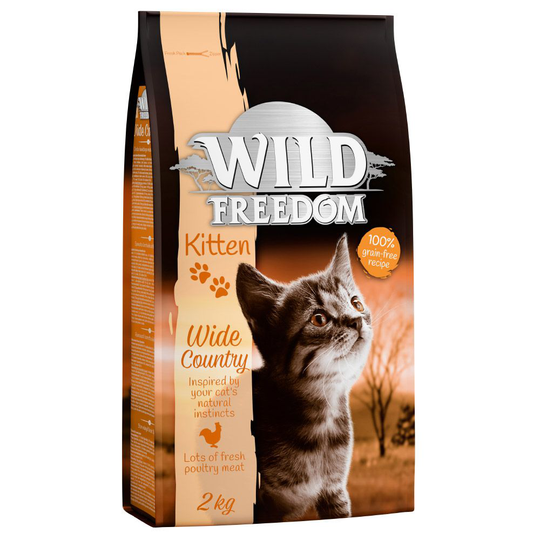 Kanonerbjudande! Wild Freedom torrfoder - Kitten Wide Country - Poultry