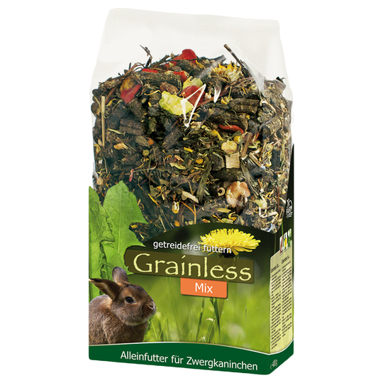 JR Farm Grainless Mix Dvärgkanin - Ekonomipack: 2 x 1,7 kg