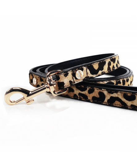 Milk & Pepper - Leopard Hundkoppel 120 x 1,5 cm