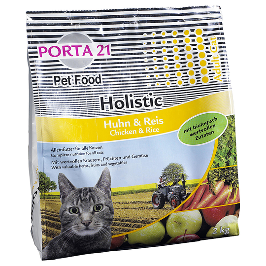 Porta 21 Holistic Cat Kyckling & ris - Ekonomipack: 2 x 10 kg