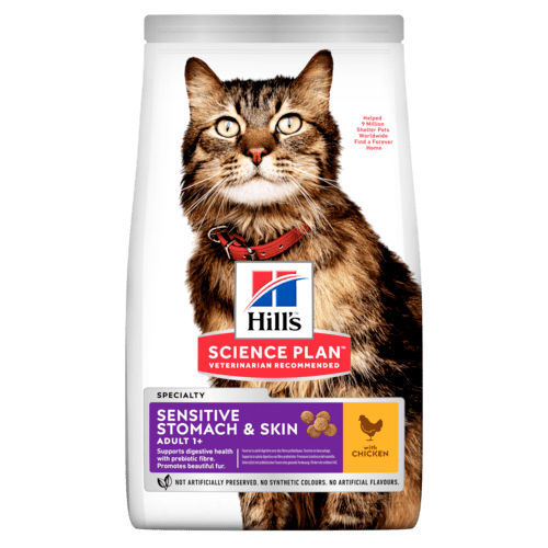Adult Sensitive Stomach & Skin med kyckling - 1,5 kg