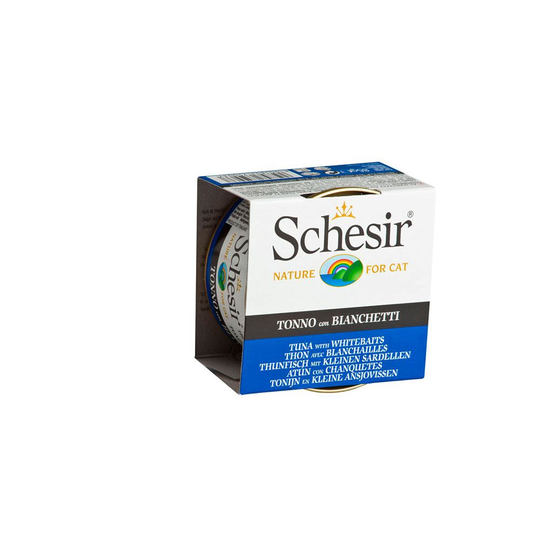 Schesir Cat Adult Tuna & Whitebait Jelly 85 g