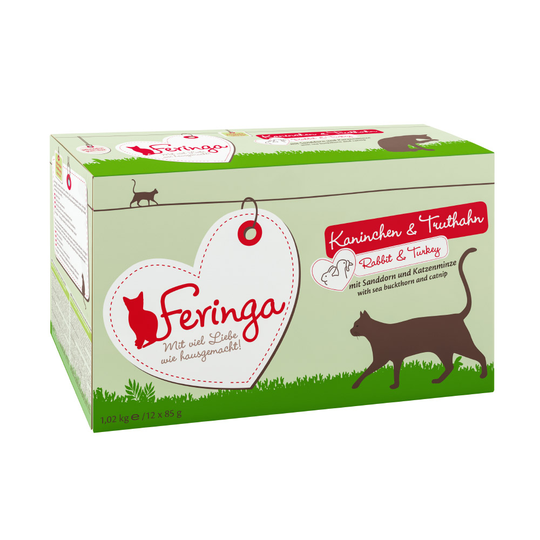 Feringa 12 x 85 g i portionspåse - Kanin & kalkon