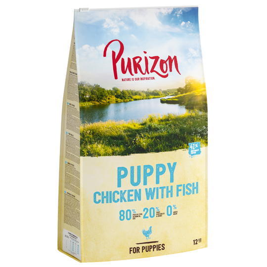 Purizon Puppy Chicken & Fish - Grain Free - Ekonomipack: 2 x 12 kg