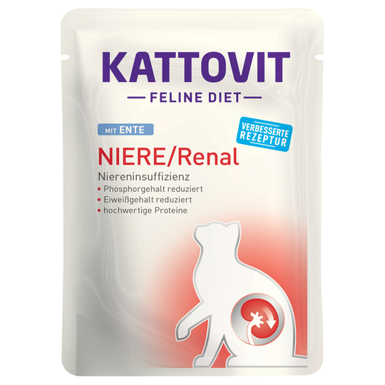 Kattovit Renal Pouch 12 x 85 g - Anka