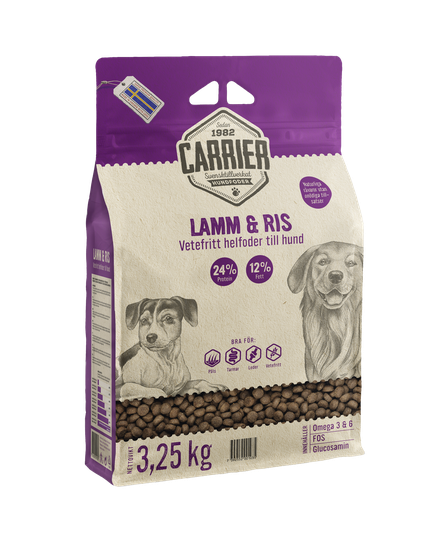 Lamm & Ris Hundfoder - 3,25 kg