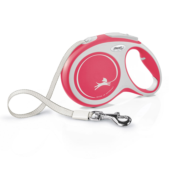 flexi New Comfort bandkoppel L rött, 8 m - flexi New Comfort bandkoppel L rött, 8 m