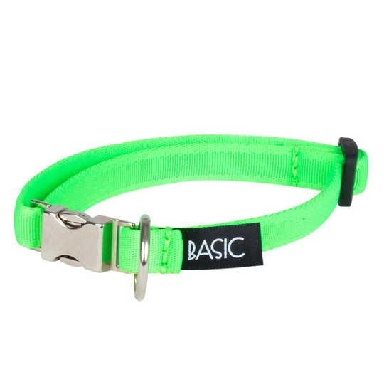 Basic Sweet Halsband Neongrön med metallås