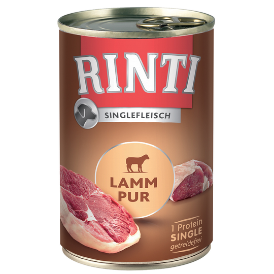 RINTI Single Pure 6 x 400 g - Lamm