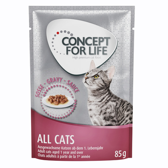 Concept for Life All Cats - i sås - 24 x 85 g