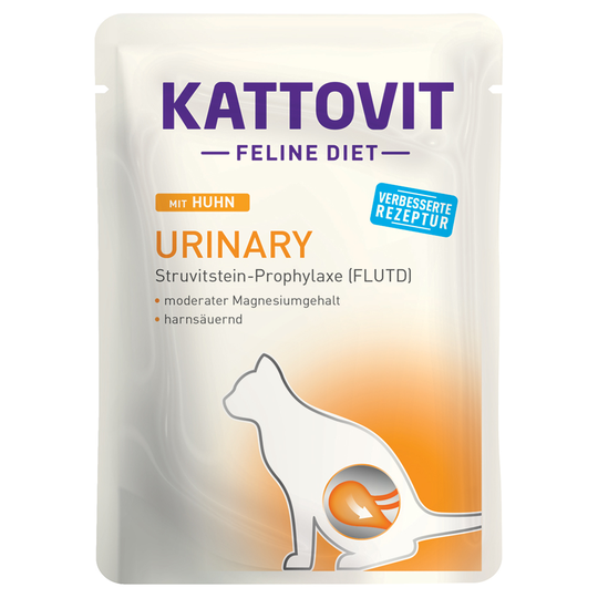 Kattovit Feline Urinary Pouch 24 x 85 g - Kyckling