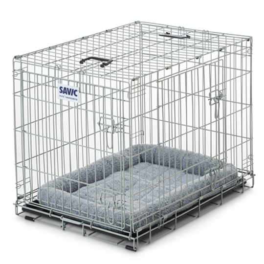 Savic Dog Residence med kudde - Storlek S: B 53 x D 76 x H 61 cm