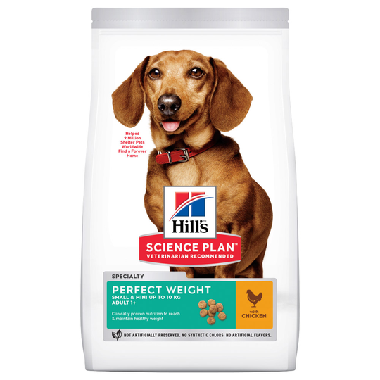 Hill's Science Plan hundfoder till sparpris! - Adult 1+ Perfect Weight Small & Mini Chicken (1,5 kg)