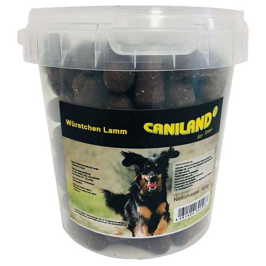 Caniland lammkorvar med rökarom - Ekonomipack: 6 x 500 g