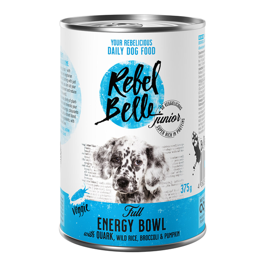 Rebel Belle Junior Full Energy Bowl - vegetariskt - 6 x 375 g
