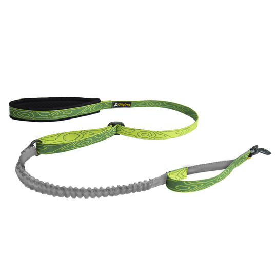 OllyDog - Flagstaff Adjustable Spring Leash hundkoppel- sage bark