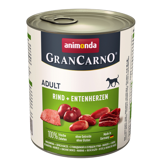 Animonda GranCarno Original Adult 6 x 800 g - Nötkött & ankhjärta