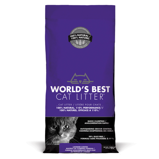 Worlds Best Cat Litter Lavender Scented kattströ - 12,7 kg