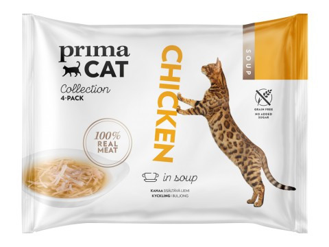 Våtfoder Katt Kyckling i Buljong - 4 x 40 g