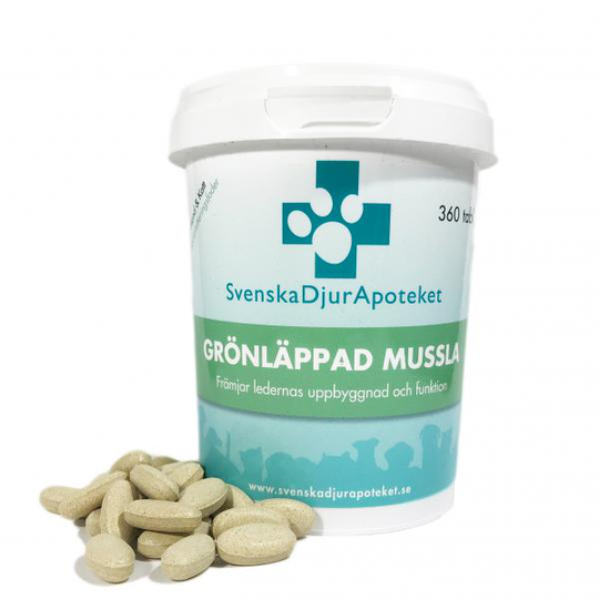 Svenska DjurApoteket- Grönläppad Mussla 360 tabl