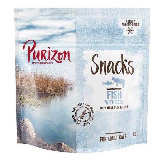 Purizon Snacks Fish & Beef - Grain Free - 40 g