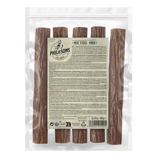 Phil & Sons köttstänger till sparpris! - Häst 5 st