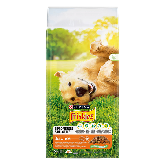 Purina Friskies Adult Balance Chicken & Vegetables - Ekonomipack: 2 x 10 kg