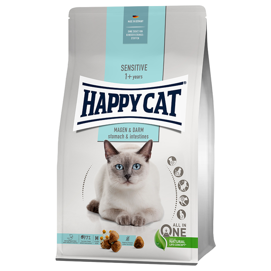 1,3 kg Happy Cat torrfoder till sparpris! - Sensitive Stomach & Intestines