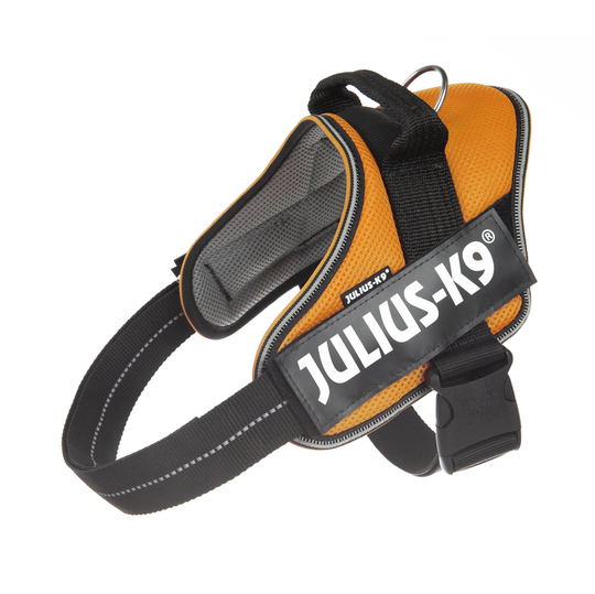 JULIUS-K9 IDC® POWAIR sele - orange - Stl. 1: bröstomfång 63 - 85 cm
