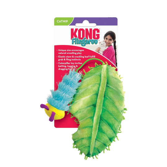 KONG Flingaroo CATerpillar - Kattleksak