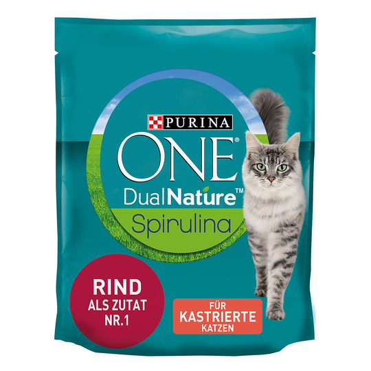 Purina ONE Dual Nature Sterilized Nötkött med spirulina - 1,4 kg